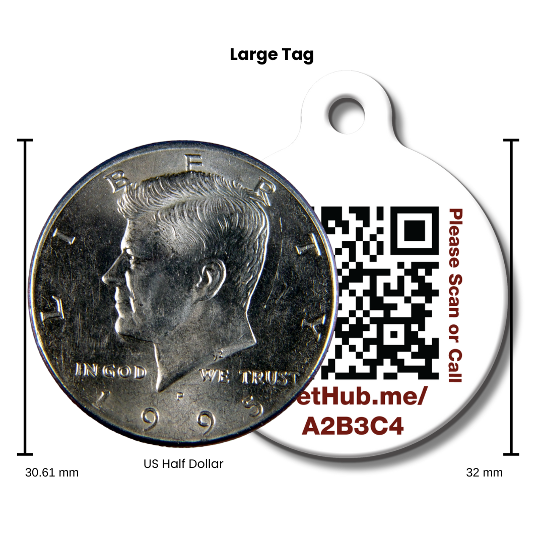 QR ID Pet Tag - Lost AF