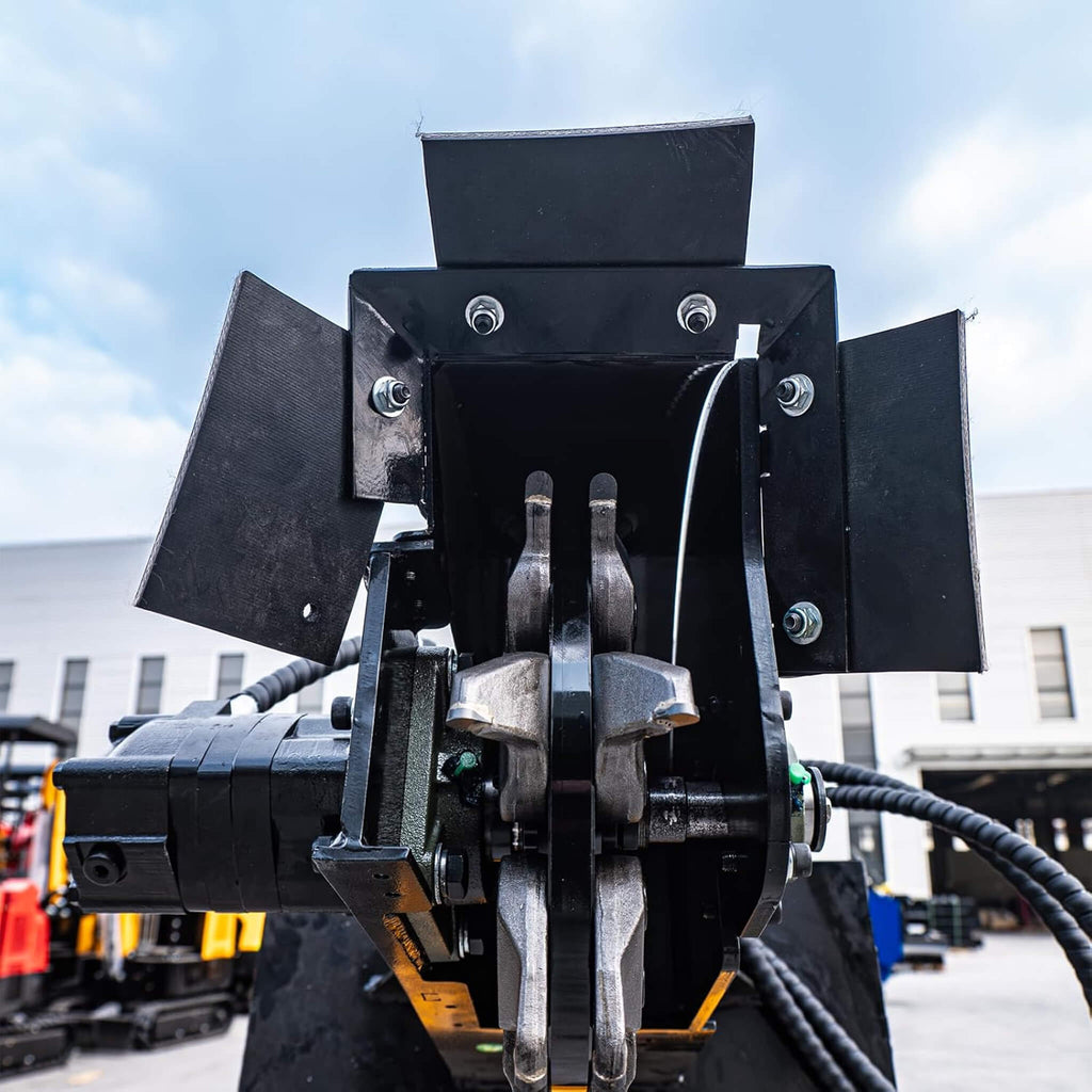 Heavy-Duty Mini Skid Steer Stump Grinder Attachment With Carbide Steel Teeth (SAK57481)